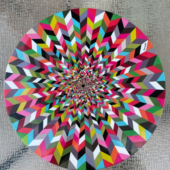 French Bull Ziggy Lazy Susan – 15.75” Vibrant Rotating Melamine Platter - Picture 3 of 10